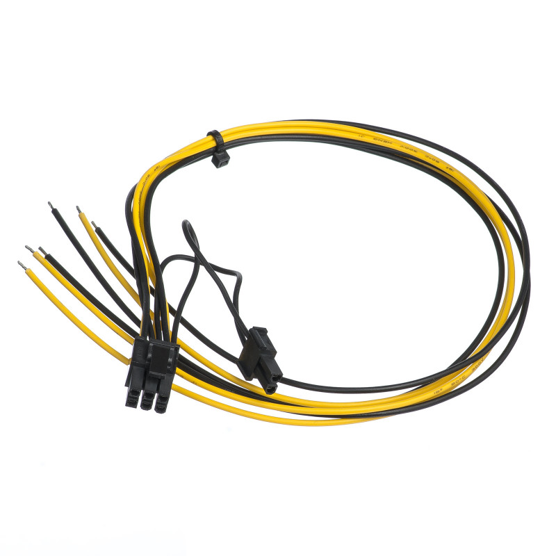 Akyga AK-SC-20 datora barošanas bloka servisa kabelis PCIe 6+2-pin (spraudnis), 45 cm