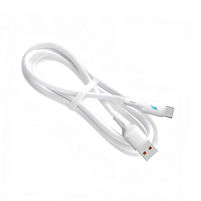 Akyga AK-USB-59 USB-A (M) uz USB-C (M) kabelis, USB 2.0, 1 m, silikons