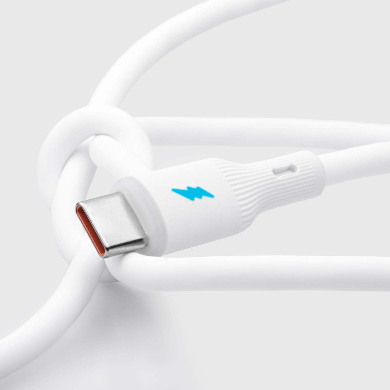 Akyga AK-USB-59 USB-A (M) uz USB-C (M) kabelis, USB 2.0, 1 m, silikons