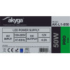 Akyga AK-L1-050 impulsu LED barošanas bloks 12 V, 4,2 A, 50 W, IP20