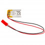 Akyga AKY0472 LP301525 Li-Po akumulators 3,7 V 85 mAh ar PCM, JST 2,54 mm 2 kontaktu savienotāju, 150 mm vadiem
