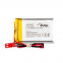 Akyga AKY0620 LP523450 Li-Po akumulators 3,7 V 900 mAh ar PCM, JST 2,54 mm 2 kontaktu savienotājs, 150 mm vadi