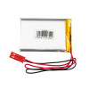 Akyga AKY0638 LP603450 Li-Po akumulators 3,7 V 1200 mAh ar PCM, JST 2,54 mm 2 kontaktu savienotāju, 100 mm vadiem