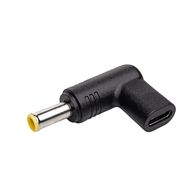 Akyga AK-ND-C16 USB-C – DC 5,5 x 3,0 mm + tapa adapteris klēpjdatora uzlādei, 18,5-20 V, 100 W