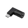 Akyga AK-ND-D08 DC 5,5 x 1,7 mm – USB-C PD adapteris klēpjdatora lādētājam, 65 W, saderīgs ar Dell