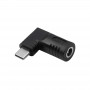 Akyga AK-ND-D09 DC 5,5 x 3,0 mm + tapa – USB-C PD adapteris klēpjdatora lādētājam, 65 W, saderīgs ar HP