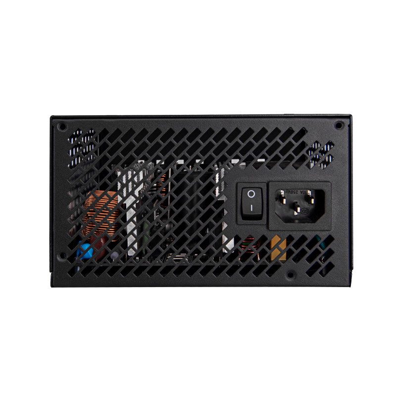Akyga AK-FL-500 bezventilatora ATX barošanas bloks 500 W, pilnībā modulārs, 80 PLUS, APFC