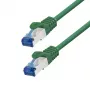 LogiLink CP4025S Cat.6A S/FTP savienojuma kabelis, 0,5 m, zaļš
