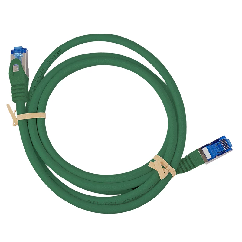 LogiLink CP4025S Cat.6A S/FTP savienojuma kabelis, 0,5 m, zaļš