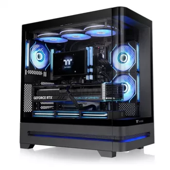 Thermaltake Arcus 290 TG ARGB Midi Tower datora korpuss, melns, rūdīts stikls