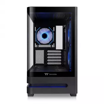 Thermaltake Arcus 190 TG ARGB Mini Tower datora korpuss, melns, rūdīts stikls