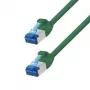 LogiLink CP5015S Cat.6A S/FTP Ethernet patch kabelis, SlimLine, 0,25 m, zaļš