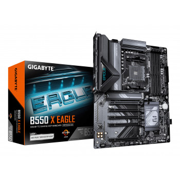 Gigabyte B550 X EAGLE mātesplate, AM4 ligzda, DDR4, līdz 128 GB
