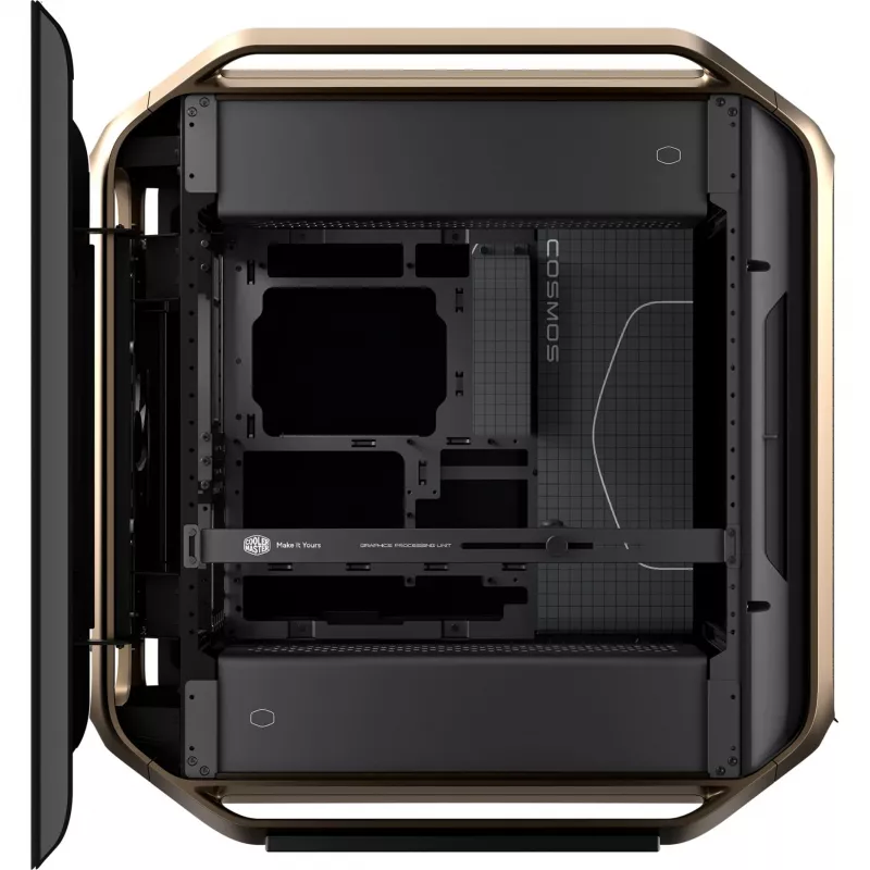 Cooler Master COSMOS Alpha Gold C700-GGNN-S00 datora korpuss, zelta/melns, rūdīts stikls