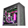 Thermaltake Pacific PETG 45° dubultspiešanas savienotājs, 16 mm ārējais diametrs, G1/4, melns (CL-W098-CA00BL-A)