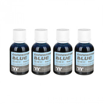 Thermaltake Tt Premium Concentrate šķidruma dzesēšanas koncentrāts, zils, 4 × 50 ml (CL-W163-OS00BU-A)