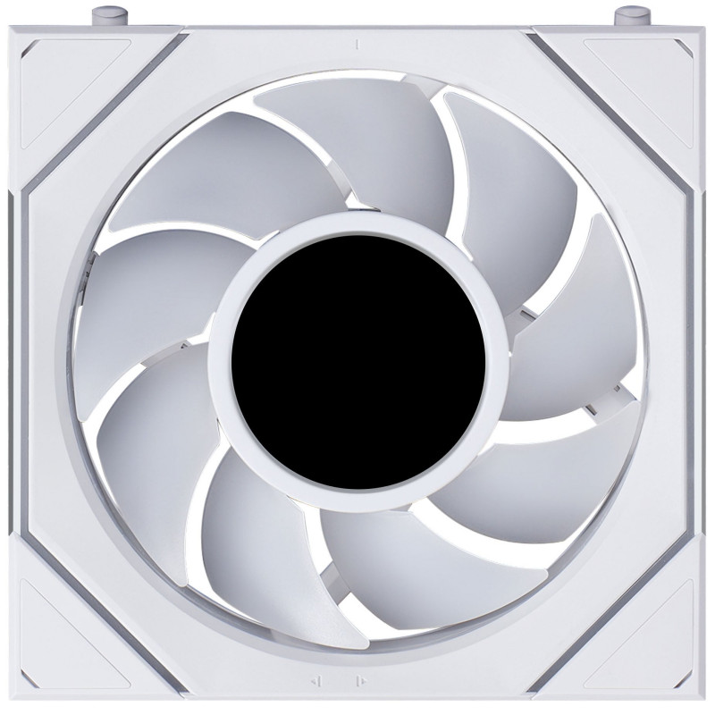 Lian Li UNI FAN SL-INF LCD FLEX Wireless korpusa ventilatori (3 gab.) ar kontrolieri, ARGB un LCD, 120 mm, balti