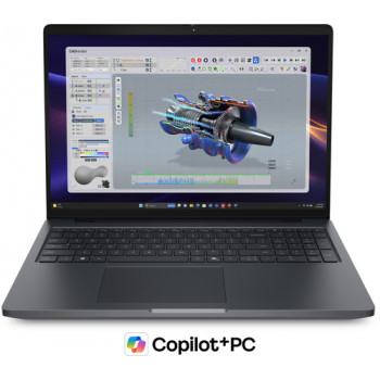 Dell Pro Precision 5 16 PW51626 portatīvais dators, 16 collu, Intel Core Ultra 7 366H, 32 GB RAM, 1 TB, NVIDIA RTX PRO 2000, Windows 11 Pro