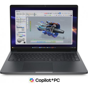 Dell Pro Precision 5 16 PW51626 portatīvais dators, 16 collu, Intel Core Ultra 7 366H, 32 GB RAM, 1 TB, NVIDIA RTX PRO 2000, Windows 11 Pro