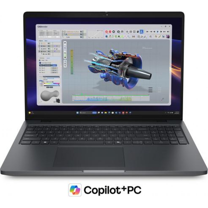 Dell Pro Precision 5 16 PW51626 portatīvais dators, 16 collu, Intel Core Ultra 7 366H, 32 GB RAM, 1 TB, NVIDIA RTX PRO 2000, Windows 11 Pro