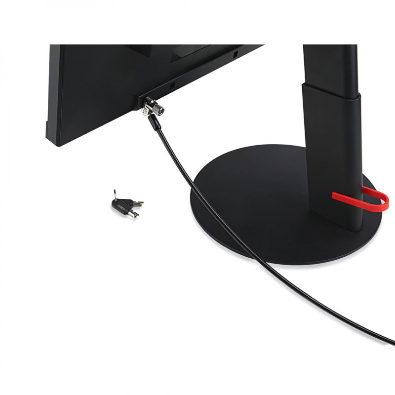 Lenovo ThinkCentre NEO 50a G5 AIO viss vienā dators, Intel Core 5 210H, 27 collu FHD skārienekrāns, 16 GB RAM, 512 GB SSD, Windows 11 Pro, pelēks + Kensington kabeļa slēdzene (4Z10P40247)