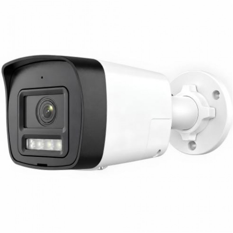 Miton NT-IP108CA-DL IP kamera, 8 MP 4K, 2,8 mm objektīvs, IR un baltais apgaismojums, IP67, PoE