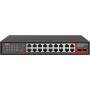 Getfort GF-120G-16P-240 PoE slēdzis, 16 x 10/100 PoE + 2 x GE + 2 x SFP, 240 W