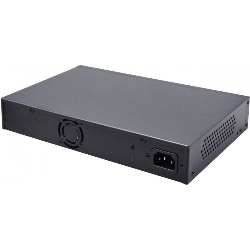 Getfort GF-220G-16P-240 PoE slēdzis, 16 x GE PoE + 2 x GE + 2 x SFP, 240 W