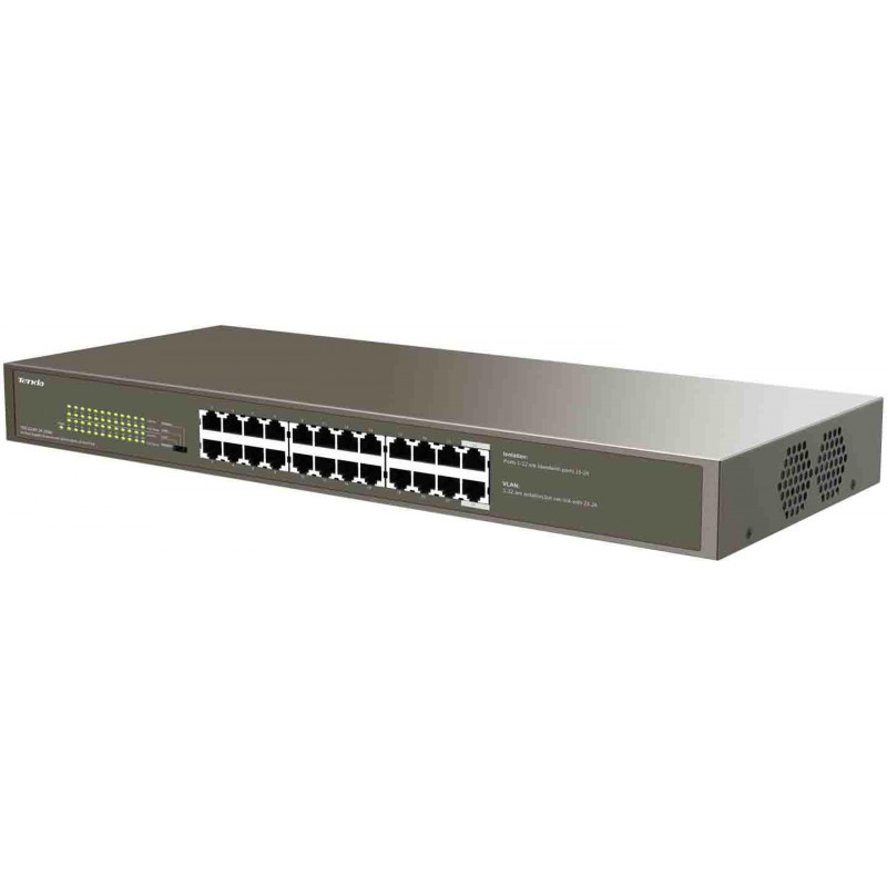 Tenda TEG1124P-24-250W PoE slēdzis, 24 porti, 250 W