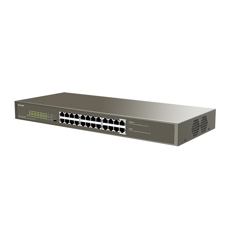 Tenda TEG1124P-24-250W PoE slēdzis, 24 porti, 250 W
