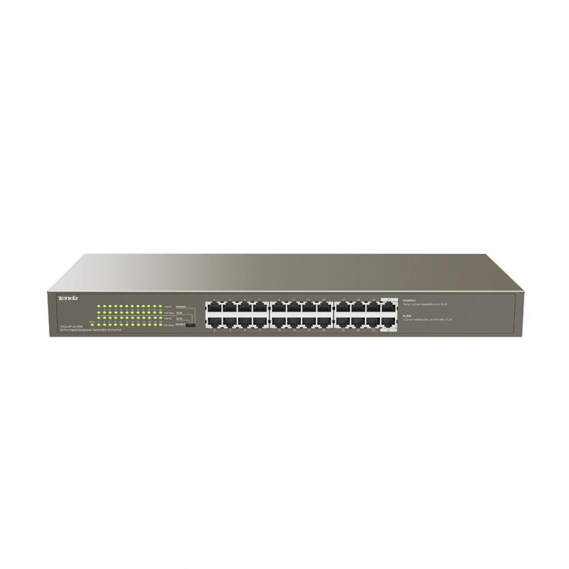 Tenda TEG1124P-24-250W PoE slēdzis, 24 porti, 250 W