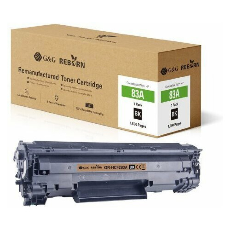 G&G atjaunota tonera kasetne HP 83A CF283A