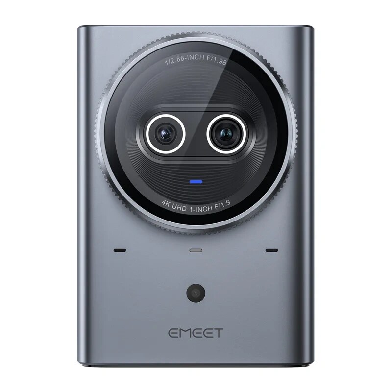 Emeet Prime SE tīmekļa kamera, 4K, divu objektīvu