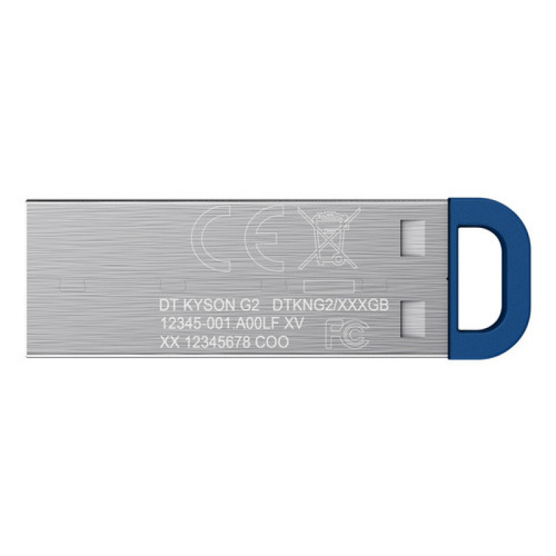 Kingston DataTraveler Kyson DTKNG2/128GB USB zibatmiņa, 128 GB, USB 3.2 Gen 1, metāla