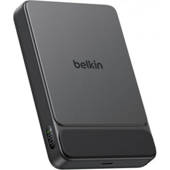 Belkin UltraCharge Pro Slim BPD022HQBK magnētiskais ārējais akumulators, 10000 mAh, melns, ar displeju