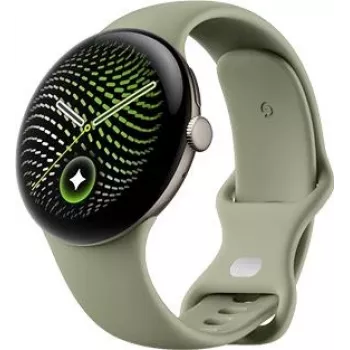 Google Pixel Watch 5 WiFi viedpulkstenis, 41 mm, Satin Pyrite / Olive, GA11567-DE