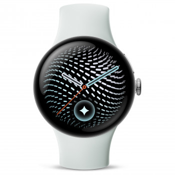 Google Pixel Watch 5 WiFi viedpulkstenis, 41 mm, Polished Silver / Fog, GA10898-DE