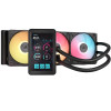 Corsair iCUE LINK TITAN II 360 RX LCD AIO šķidruma dzesētājs, 360 mm, RGB, melns, CW-9061045-WW