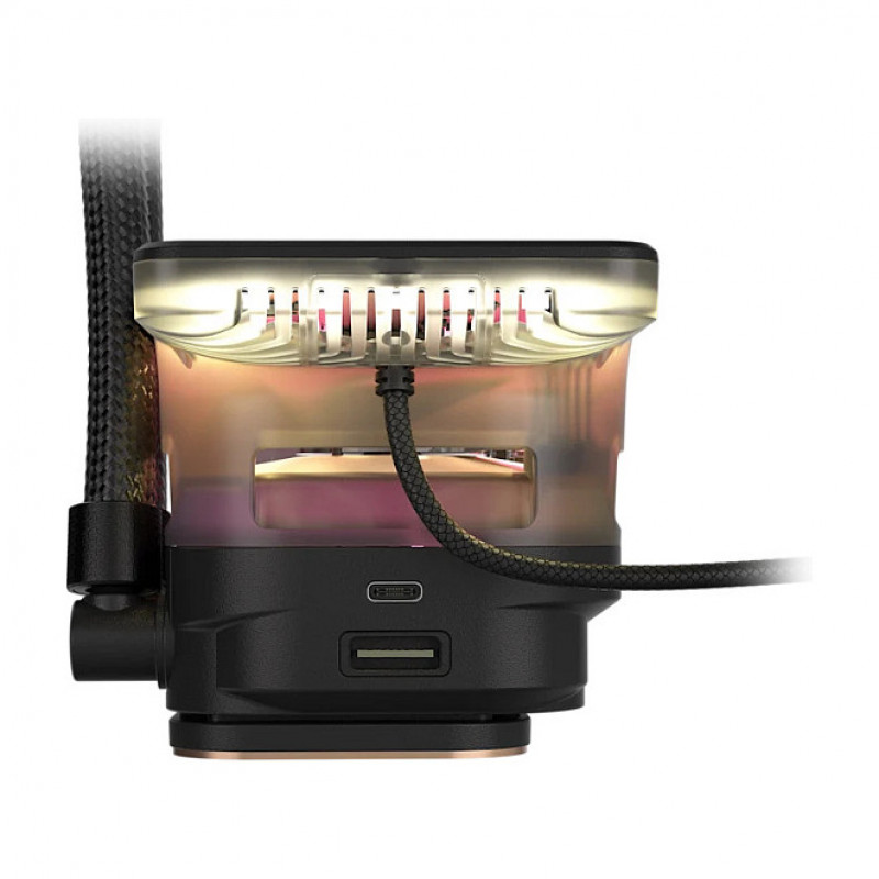 Corsair iCUE LINK TITAN II 360 RX LCD AIO šķidruma dzesētājs, 360 mm, RGB, melns, CW-9061045-WW