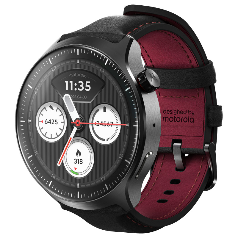 Motorola Moto Watch Ultra LTE viedpulkstenis, 46 mm, melns, PBCX0000SE