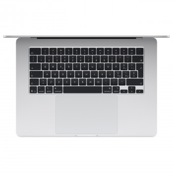 Apple MacBook Air 15 M5 portatīvais dators, 32 GB RAM, 1 TB SSD, sudraba, vācu tastatūra, 70 W USB-C barošanas adapteris