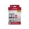 Canon PG-575/CL-576 Photo Value Pack, melna + krāsainā tintes kasetnes (2 gab.) ar foto papīru