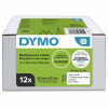 DYMO 2093095 LabelWriter universālās uzlīmes, 32 x 57 mm, 12 rullīši, baltas