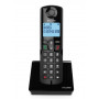 Alcatel S280 EWE bezvadu DECT tālrunis ar brīvroku funkciju, melns