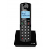 Alcatel S280 EWE bezvadu DECT tālrunis ar brīvroku funkciju, melns