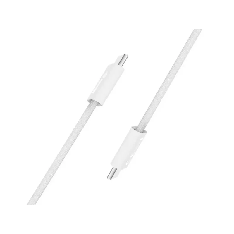 Equip 128840 USB-C–USB-C 2.0 kabelis, 3 A, PD 60 W, 0,3 m, balts