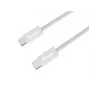 Equip 128841 USB-C–USB-C 2.0 kabelis, 3 A, PD 60 W, 0,5 m, balts