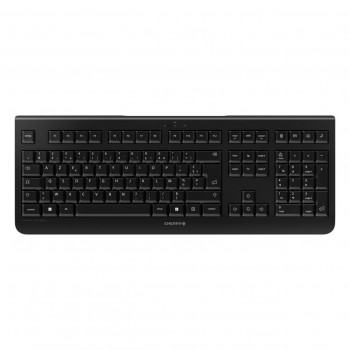 Cherry KW 3000 bezvadu galda tastatūra, 2,4 GHz, AZERTY (franču), melna