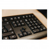 Cherry KW 3000 bezvadu galda tastatūra, 2,4 GHz, AZERTY (franču), melna