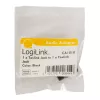 LogiLink CA1018 Toslink audio adapteris, Toslink ligzda uz Toslink ligzdu, melns